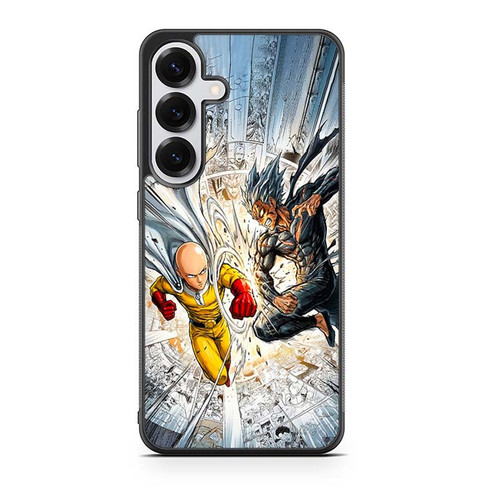 One Punch Man Saitama Vs Garou Samsung Galaxy S25 Case