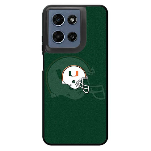 Miami Hurricanes Helmet Motorola Moto G 2026 Case