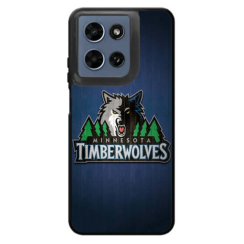 Minnesota Timberwolves Wooden Pattern Motorola Moto G 2026 Case