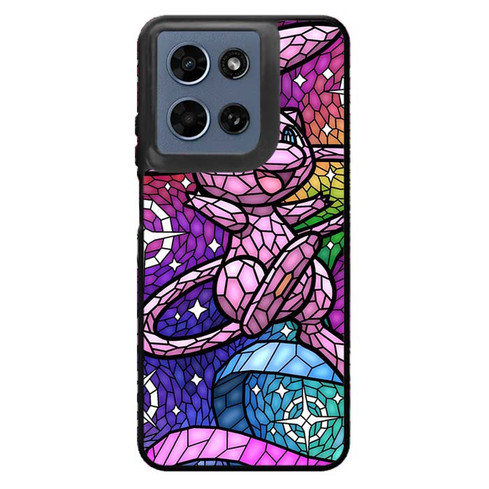 Pokemon Mew Stained Glass Pattern Motorola Moto G 2026 Case