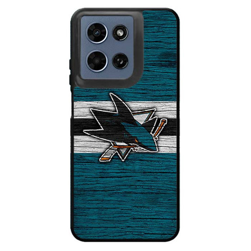San Jose Sharks Wooden Pattern Motorola Moto G 2026 Case