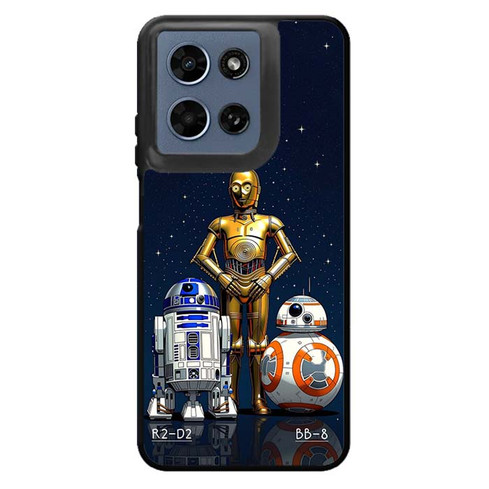 Star Wars Saga C-3PO R2-D2 BB-8 Motorola Moto G 2026 Case