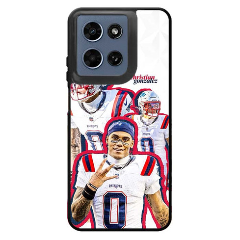 Christian Gonzalez New England Patriots 01 Motorola Moto G 2026 Case
