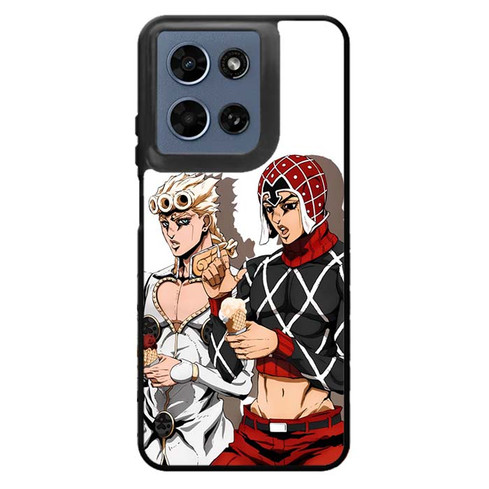 JoJos Bizarre Adventure Mista and Giorno Motorola Moto G 2026 Case