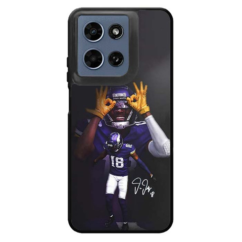 Justin Jefferson Minnesota Vikings 02 Motorola Moto G 2026 Case
