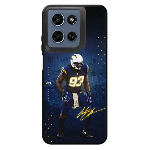 Justin Jones Los Angeles Chargers 01 Motorola Moto G 2026 Case