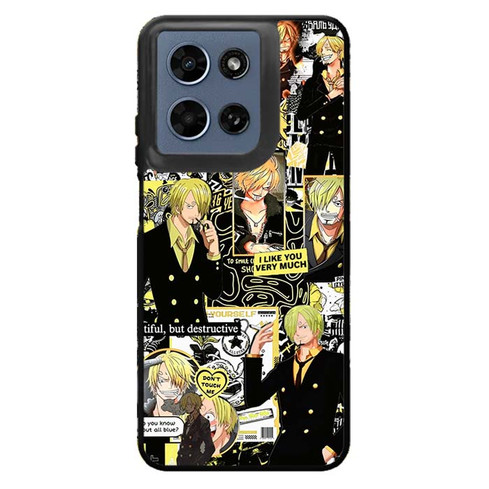Sanji One Piece Series Collages Motorola Moto G 2026 Case