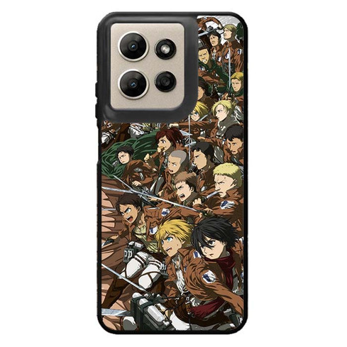Attack on Titan All Characters Motorola Moto G Power 2026 Case