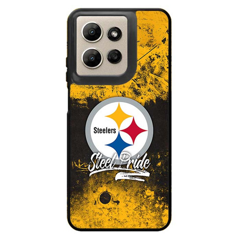 Steeler Pride Grunge Motorola Moto G Power 2026 Case