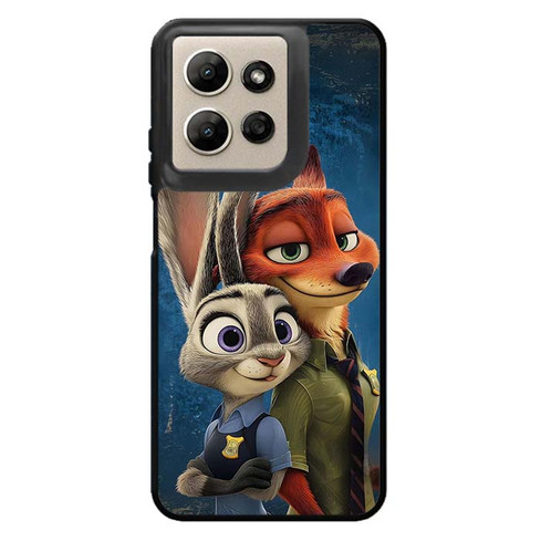 Zootopias Hopps and Nick Brave Hearts Motorola Moto G Power 2026 Case