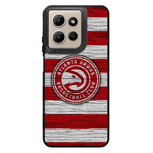Atlanta Hawks Wooden Pattern Motorola Moto G Power 2026 Case