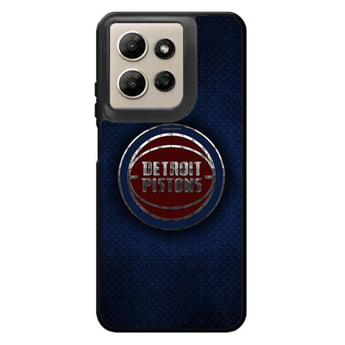 Detroit Pistons Metallic Motorola Moto G Power 2026 Case