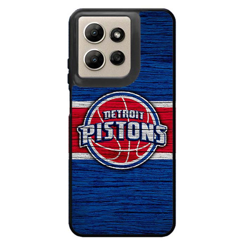 Detroit Pistons Wooden Pattern 02 Motorola Moto G Power 2026 Case