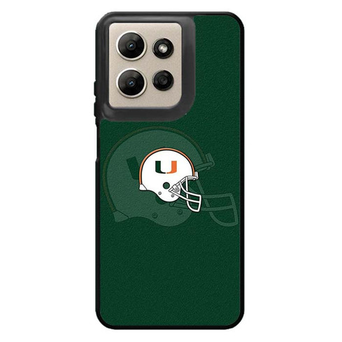 Miami Hurricanes Helmet Motorola Moto G Power 2026 Case