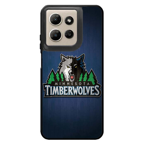 Minnesota Timberwolves Wooden Pattern Motorola Moto G Power 2026 Case