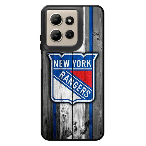 New York Rangers Wooden Pattern Motorola Moto G Power 2026 Case