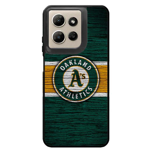 Oakland Athletics Wooden Pattern Motorola Moto G Power 2026 Case