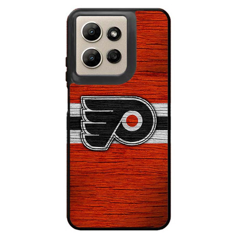 Philadelphia Flyers Wooden Pattern Motorola Moto G Power 2026 Case