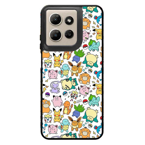 Pokemon Snorlax Eevee and Bulbasaur Motorola Moto G Power 2026 Case