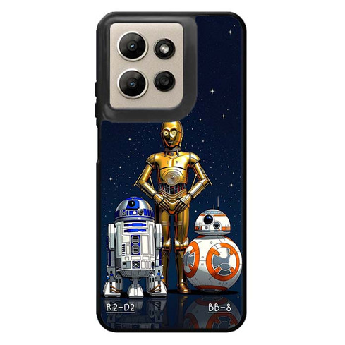 Star Wars Saga C-3PO R2-D2 BB-8 Motorola Moto G Power 2026 Case