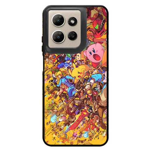 Super Smash Bros Ultimate Mural Motorola Moto G Power 2026 Case