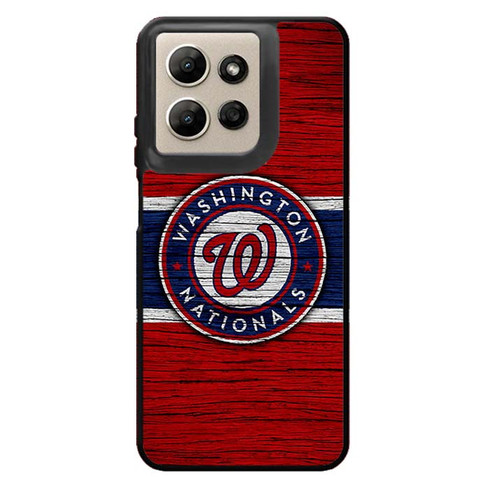 Washington Nationals Wooden Pattern Motorola Moto G Power 2026 Case
