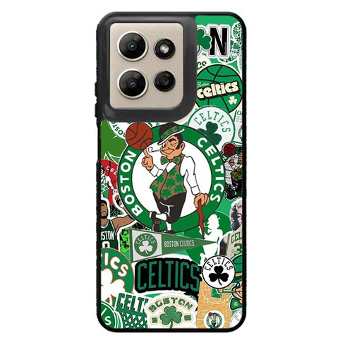 Boston Celtics Collage Motorola Moto G Power 2026 Case