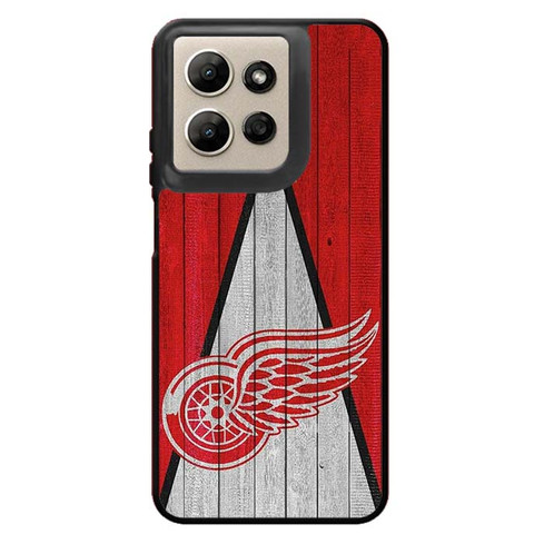 Detroit Red Wings Wooden Pattern Motorola Moto G Power 2026 Case