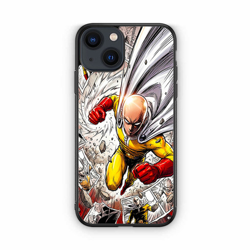 One Punch Man Saitama Comic iPhone 13 Case
