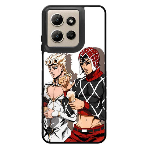 JoJos Bizarre Adventure Mista and Giorno Motorola Moto G Power 2026 Case