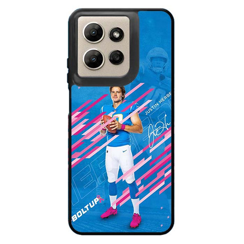 Justin Herbert Los Angeles Chargers 05 Motorola Moto G Power 2026 Case