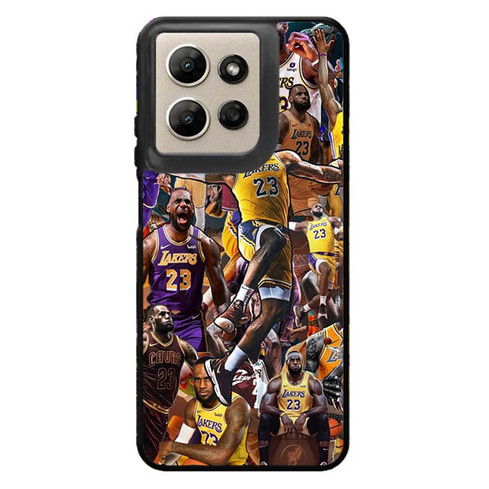 Lebron Lakers 23 Collages Motorola Moto G Power 2026 Case