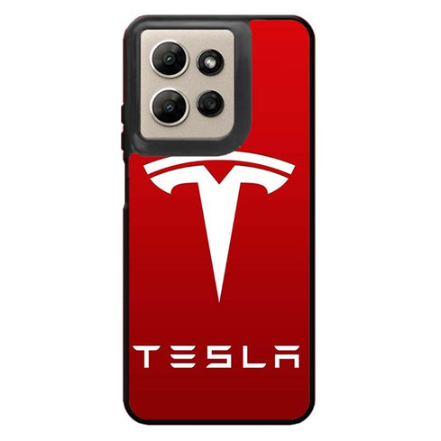 Tesla Silicon and Steel Motorola Moto G Power 2026 Case