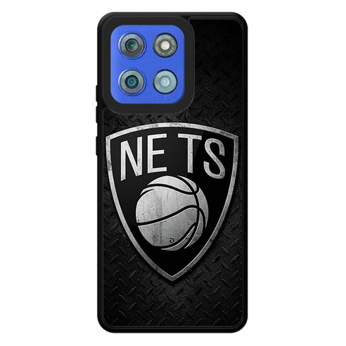 Brooklyn Nets Metal Pattern Motorola Moto G Stylus 2026 Case