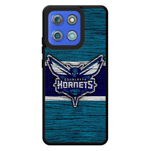 Charlotte Hornets Wooden Pattern Motorola Moto G Stylus 2026 Case