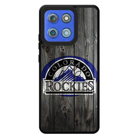 Colorado Rockies Wooden Pattern Motorola Moto G Stylus 2026 Case