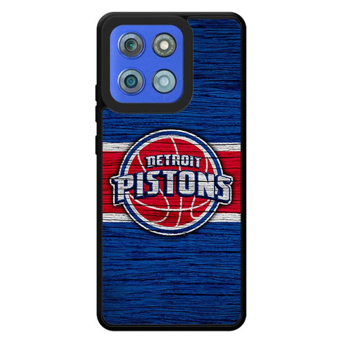 Detroit Pistons Wooden Pattern 02 Motorola Moto G Stylus 2026 Case