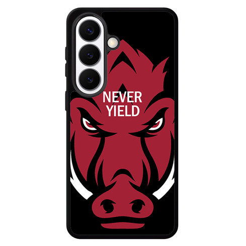 Arkansas Razorbacks Never Yield Samsung Galaxy S26 Case