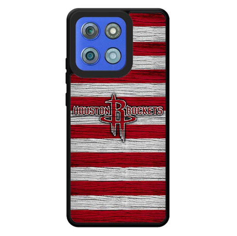 Houston Rockets Wooden Pattern Motorola Moto G Stylus 2026 Case