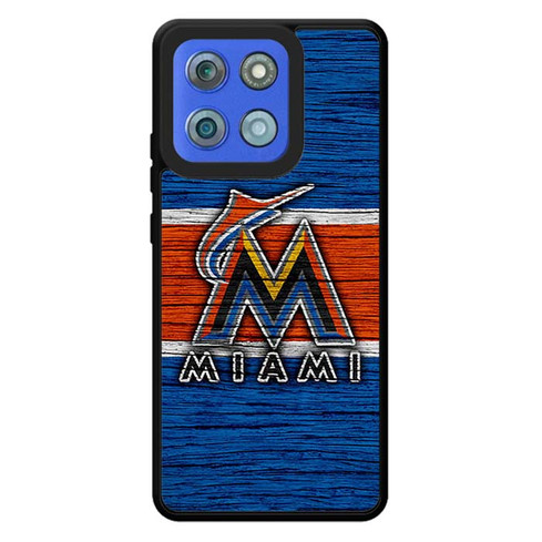 Miami Marlins Wooden Pattern Motorola Moto G Stylus 2026 Case