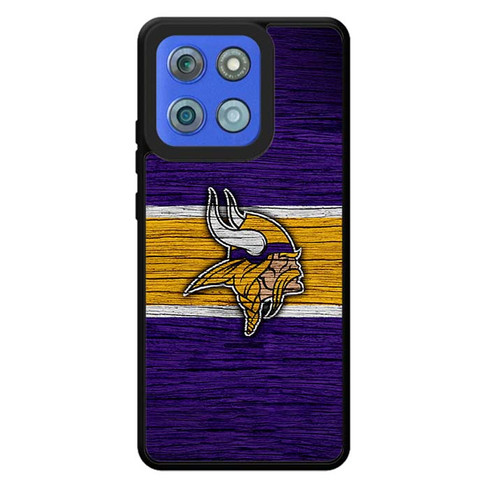 Minnesota Vikings Wooden Pattern Motorola Moto G Stylus 2026 Case