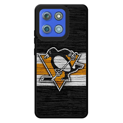 Pittsburgh Penguins Wooden Pattern Motorola Moto G Stylus 2026 Case