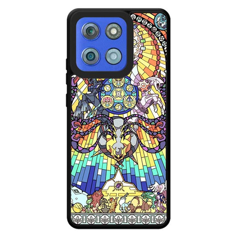 Pokemon Stained Glass Style Motorola Moto G Stylus 2026 Case