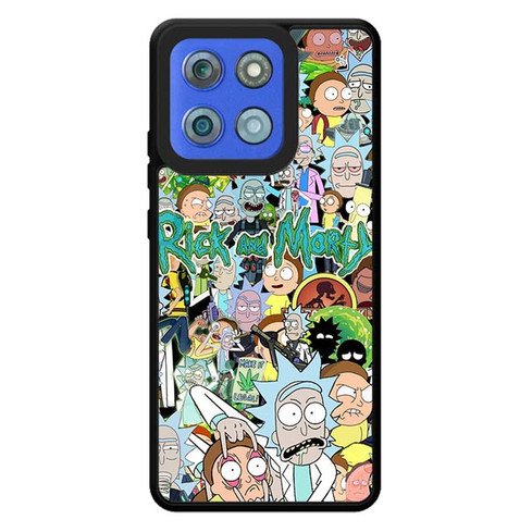 Rick And Morty Collage Motorola Moto G Stylus 2026 Case
