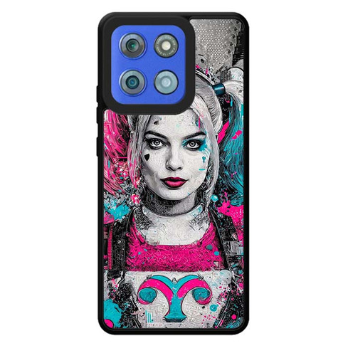 Harley Quinn Neon Mayhem Art Motorola Moto G Stylus 2026 Case