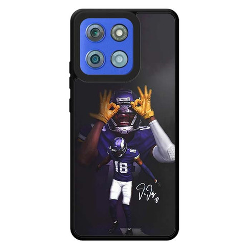 Justin Jefferson Minnesota Vikings 02 Motorola Moto G Stylus 2026 Case