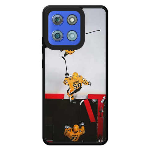 Malkin Letang and Karlsson Pittsburgh Penguins Motorola Moto G Stylus 2026 Case