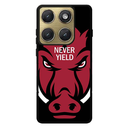 Arkansas Razorbacks Never Yield Motorola Edge 2026 Case