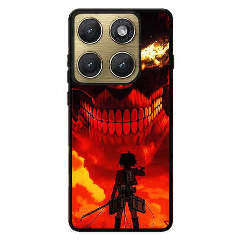 Attack on Titan Mikasa Vs Titan Motorola Edge 2026 Case