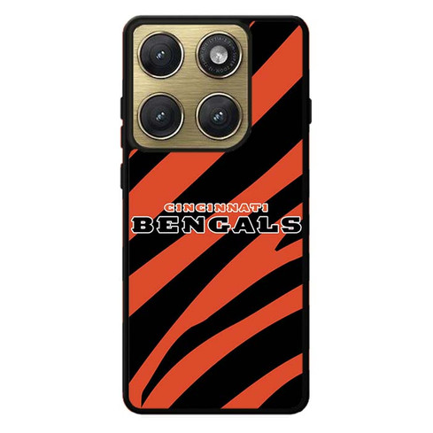 Cincinnati Bengals Tiger Pattern Motorola Edge 2026 Case